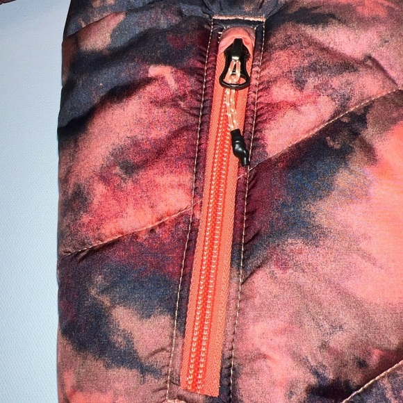 NWT Womens The North Face Puffer Insulated Down Jacket Print $210 Size SP (I) - Picture 6 of 8